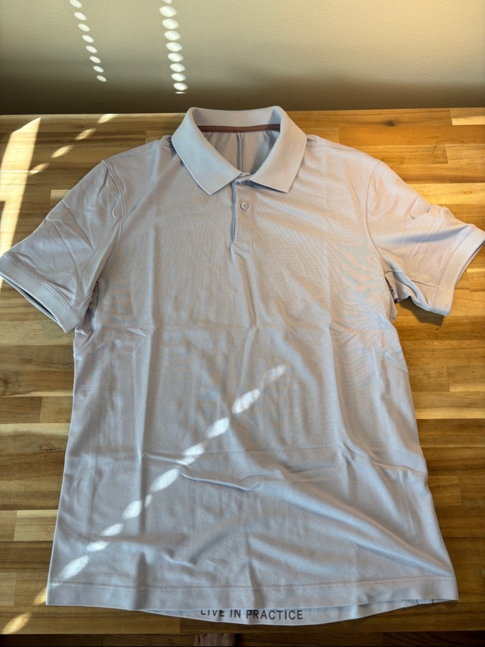 lululemon athletica Light Pink Men's Polo Shirt